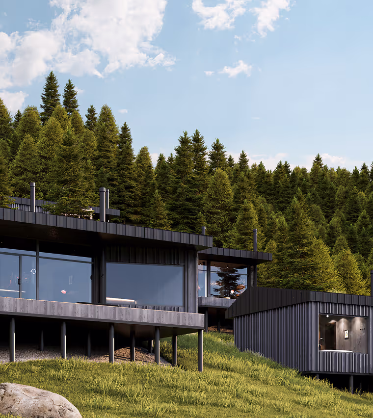 Панорамний вид з котеджу